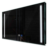 Specchio LED Rettangolare | Pulsanti touch | Funzione anti-appannamento | Luce bianca fredda - Reyze Serie Salono Modello 5